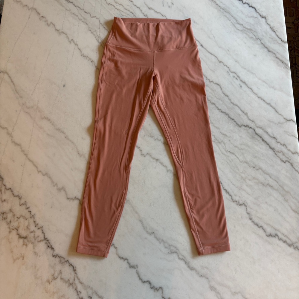 Lululemon Align Crop Leggings in Rustic Coral